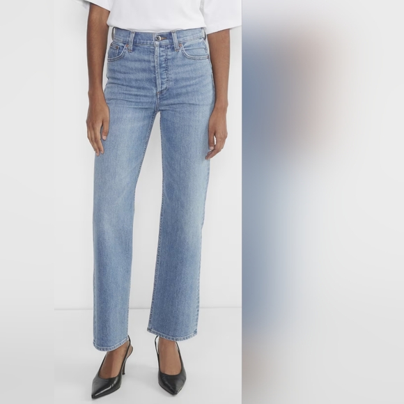 Aritzia Denim Forum Arlo High Rise Straight size 30 in EUC - Picture 2 of 13